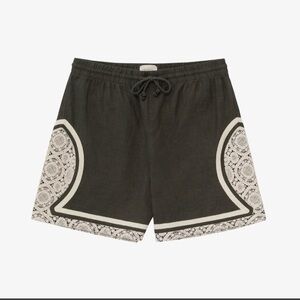 Aimé Leon Dore Linen Lace Basketball Shorts NWT